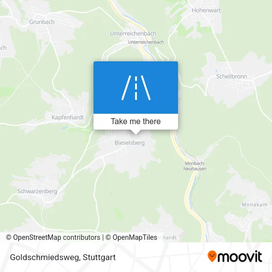 Карта Goldschmiedsweg