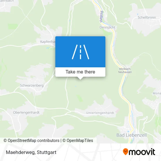 Карта Maehderweg