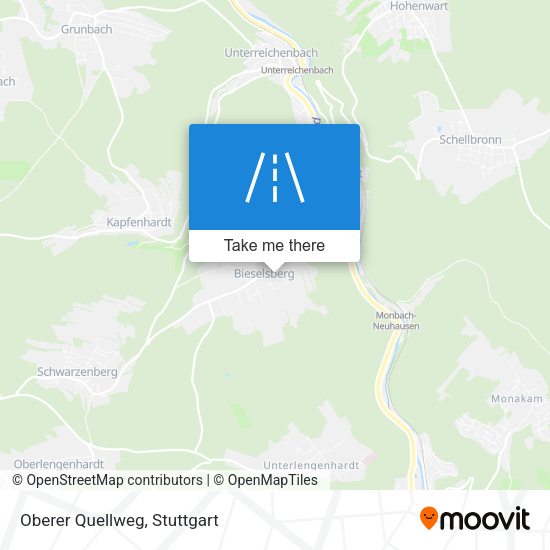 Карта Oberer Quellweg