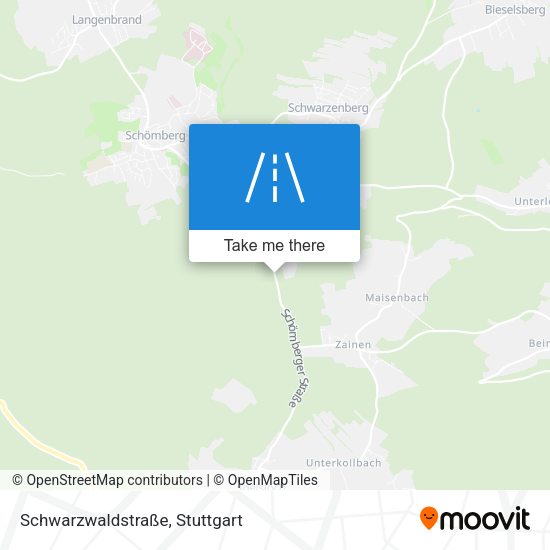 Schwarzwaldstraße map
