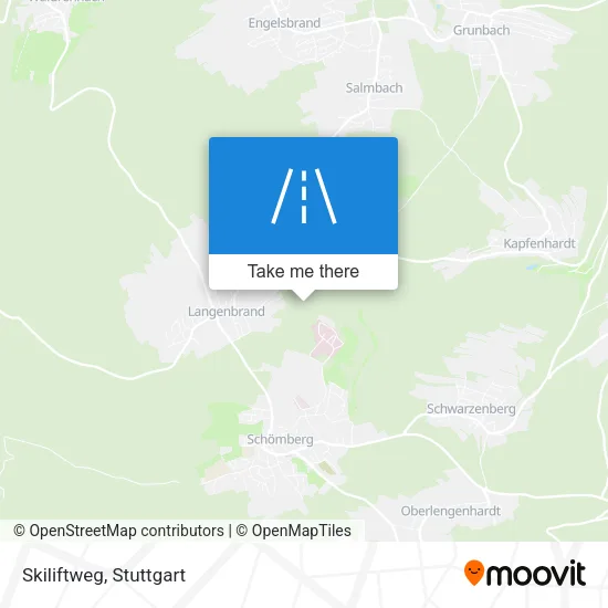 Карта Skiliftweg