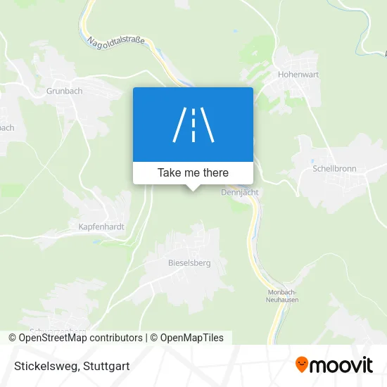 Карта Stickelsweg