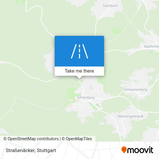 Straßenäcker map