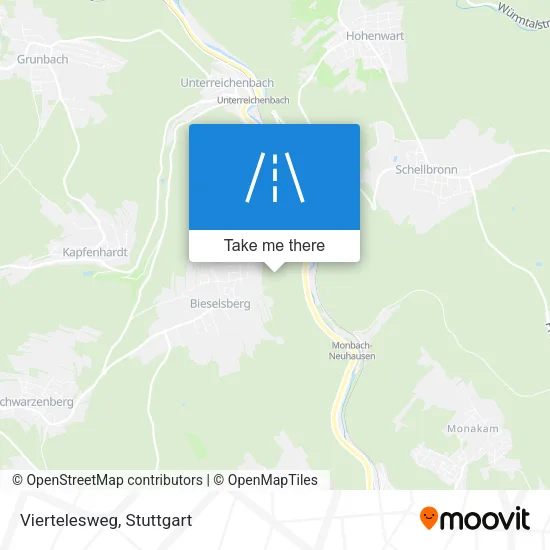 Карта Viertelesweg