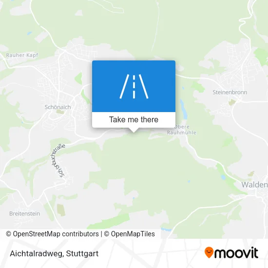 Aichtalradweg map