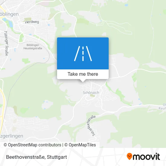 Карта Beethovenstraße