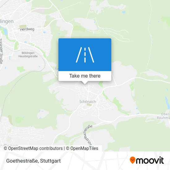 Карта Goethestraße