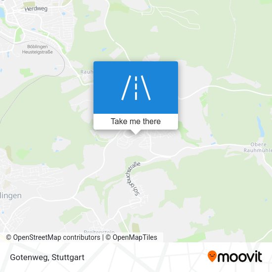 Gotenweg map