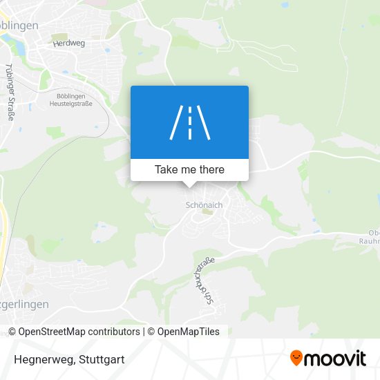 Карта Hegnerweg