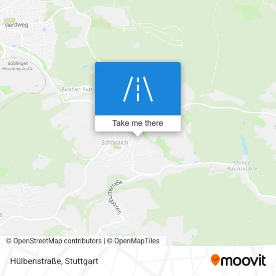 Hülbenstraße map