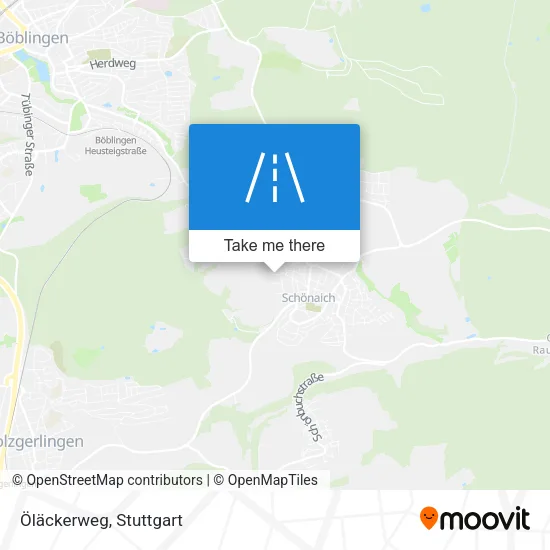 Карта Öläckerweg