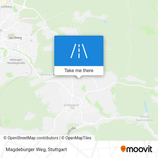 Карта Magdeburger Weg