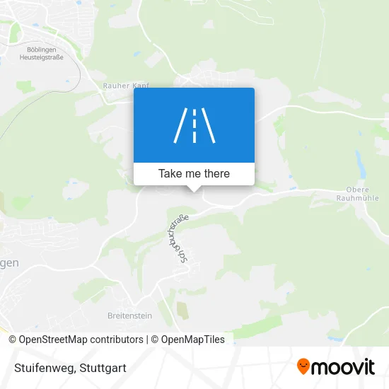 Карта Stuifenweg