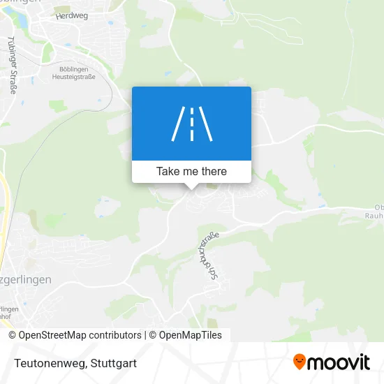 Карта Teutonenweg