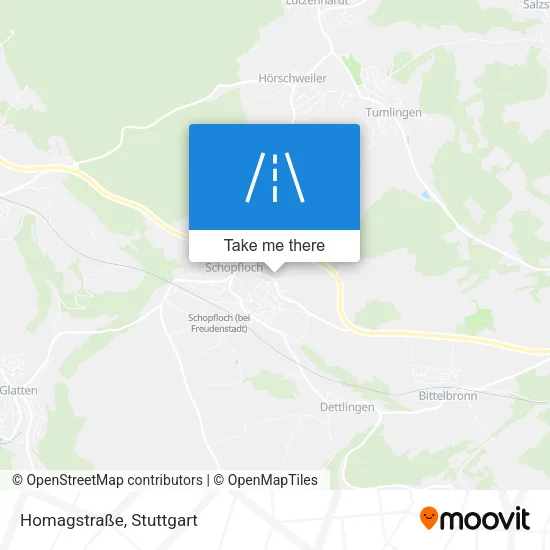 Карта Homagstraße