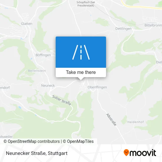 Карта Neunecker Straße