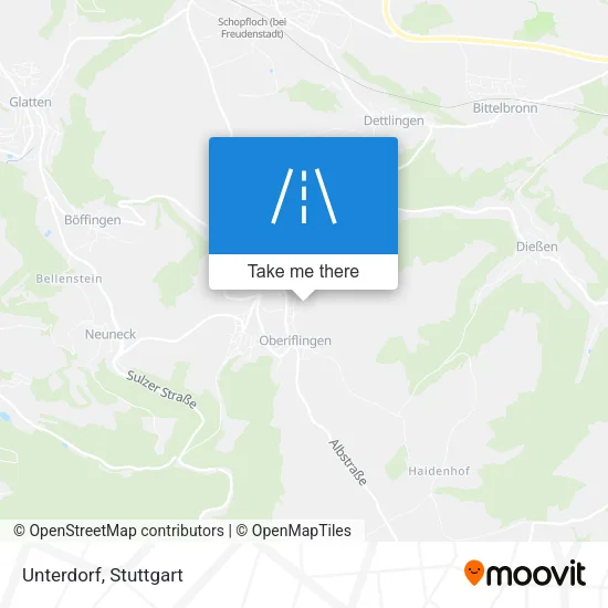 Карта Unterdorf