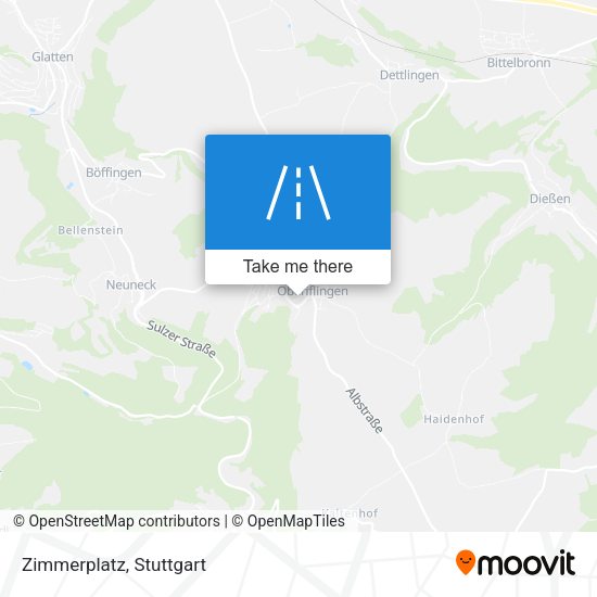 Карта Zimmerplatz