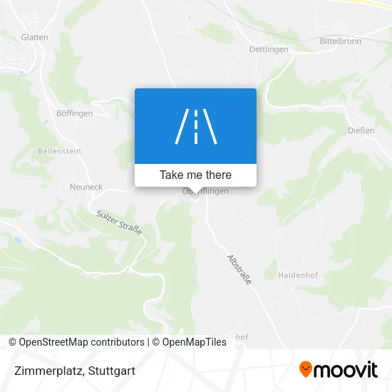 Карта Zimmerplatz