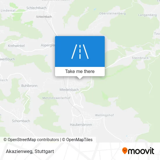 Карта Akazienweg