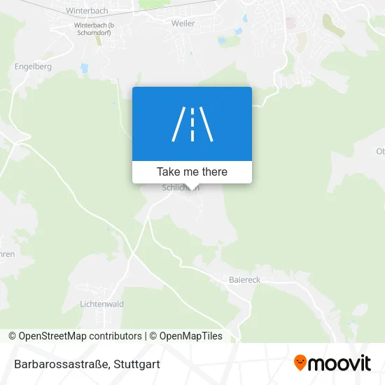 Карта Barbarossastraße
