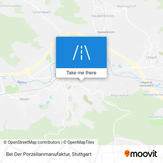 Карта Bei Der Porzellanmanufaktur