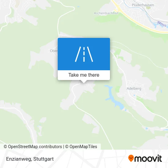 Enzianweg map