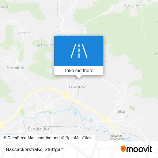 Карта Gassackerstraße