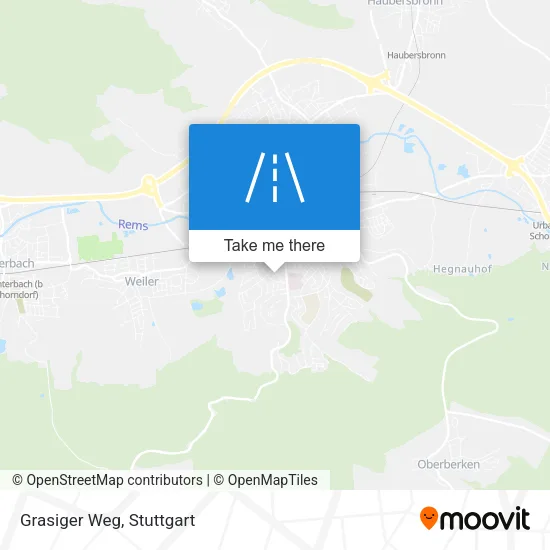 Карта Grasiger Weg