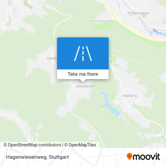 Hagenwiesenweg map