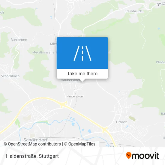 Haldenstraße map