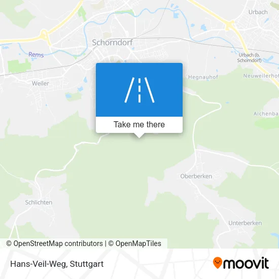 Hans-Veil-Weg map