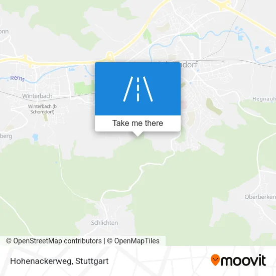 Карта Hohenackerweg
