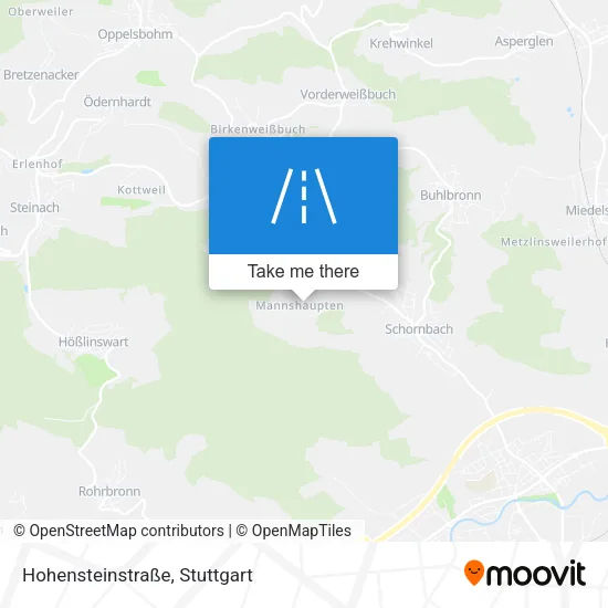 Карта Hohensteinstraße