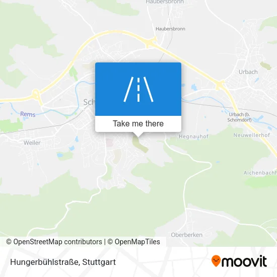 Карта Hungerbühlstraße