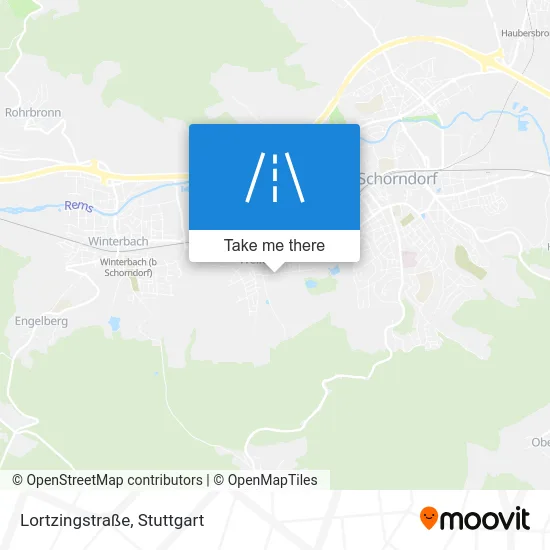 Карта Lortzingstraße