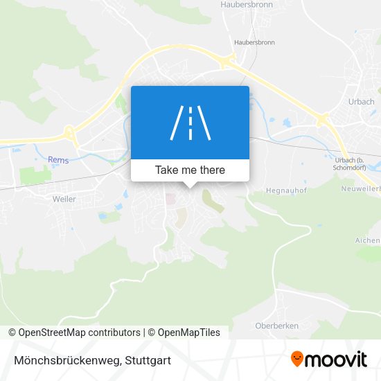 Mönchsbrückenweg map