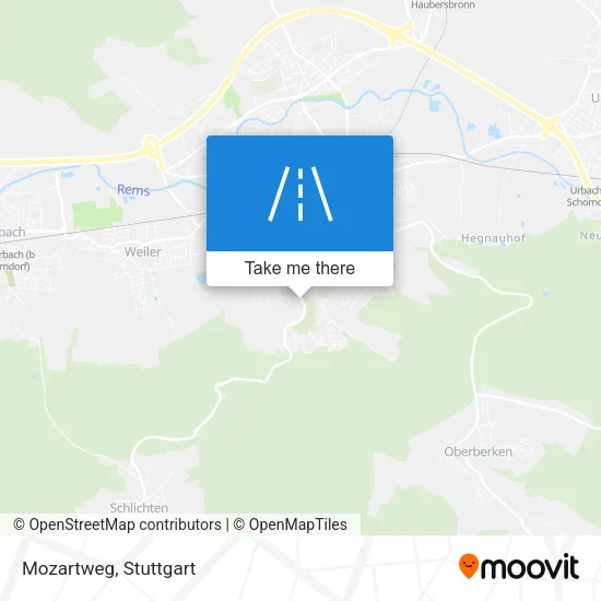 Карта Mozartweg