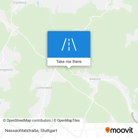 Карта Nassachtalstraße