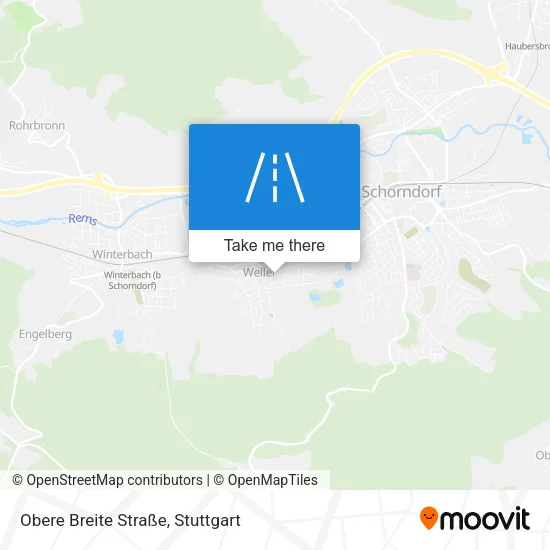 Карта Obere Breite Straße