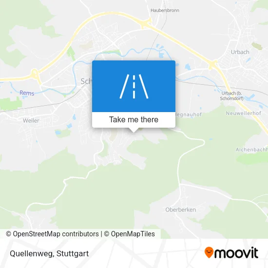 Карта Quellenweg