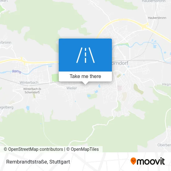 Карта Rembrandtstraße