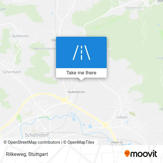 Карта Rilkeweg