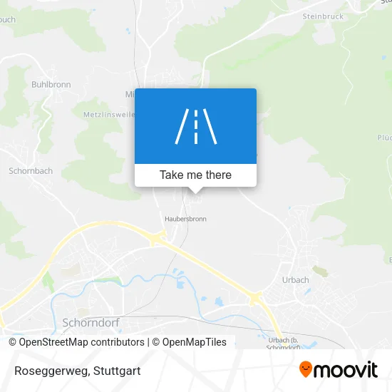 Карта Roseggerweg