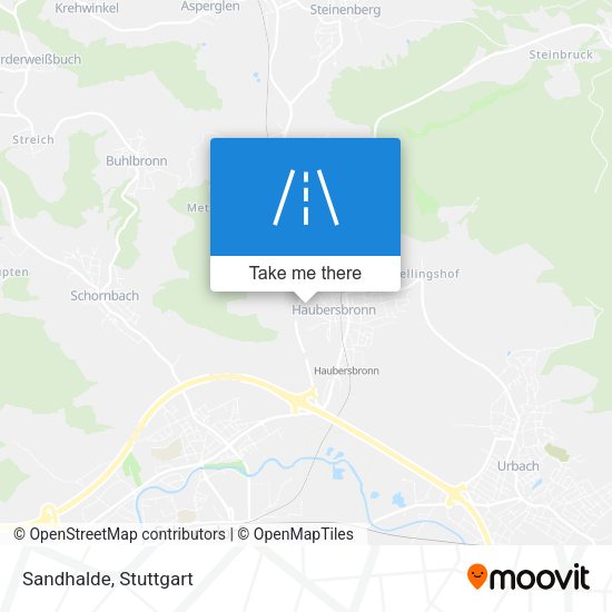 Карта Sandhalde