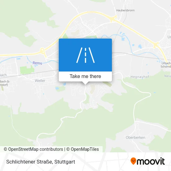 Карта Schlichtener Straße
