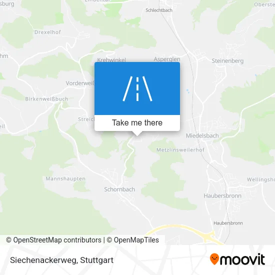 Карта Siechenackerweg