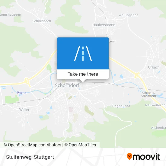 Карта Stuifenweg