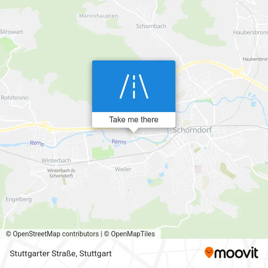 Карта Stuttgarter Straße
