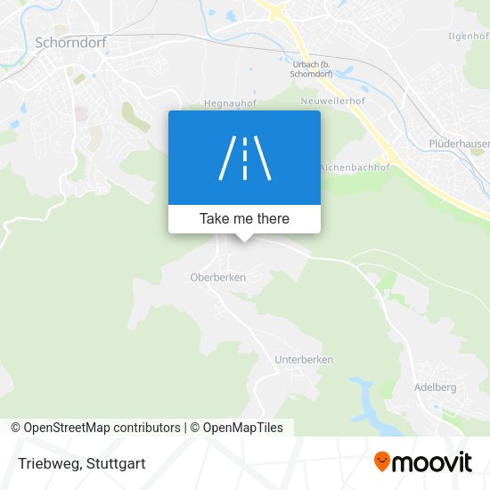 Карта Triebweg